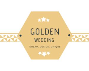 Golden wedding label CTevent